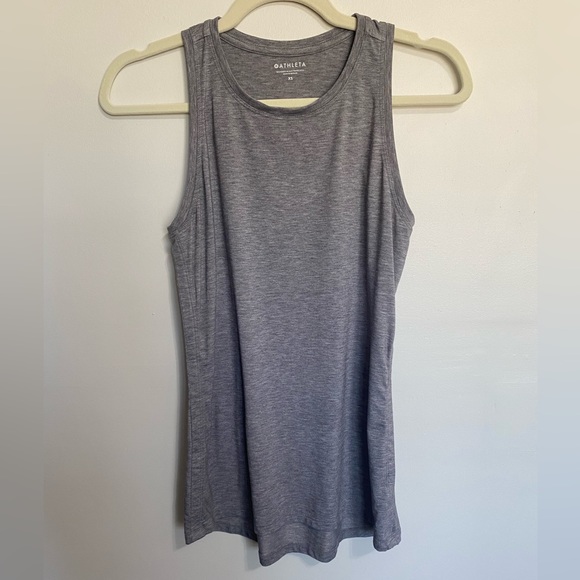 Athleta Tops - Athleta Gray Racerback Athletic Tank Top Size XS Workout Yoga
